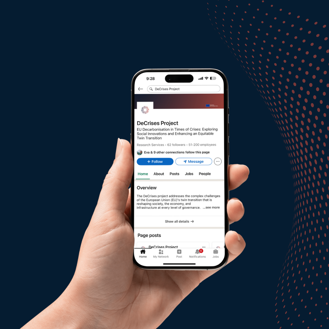 DeCrises is on social media!