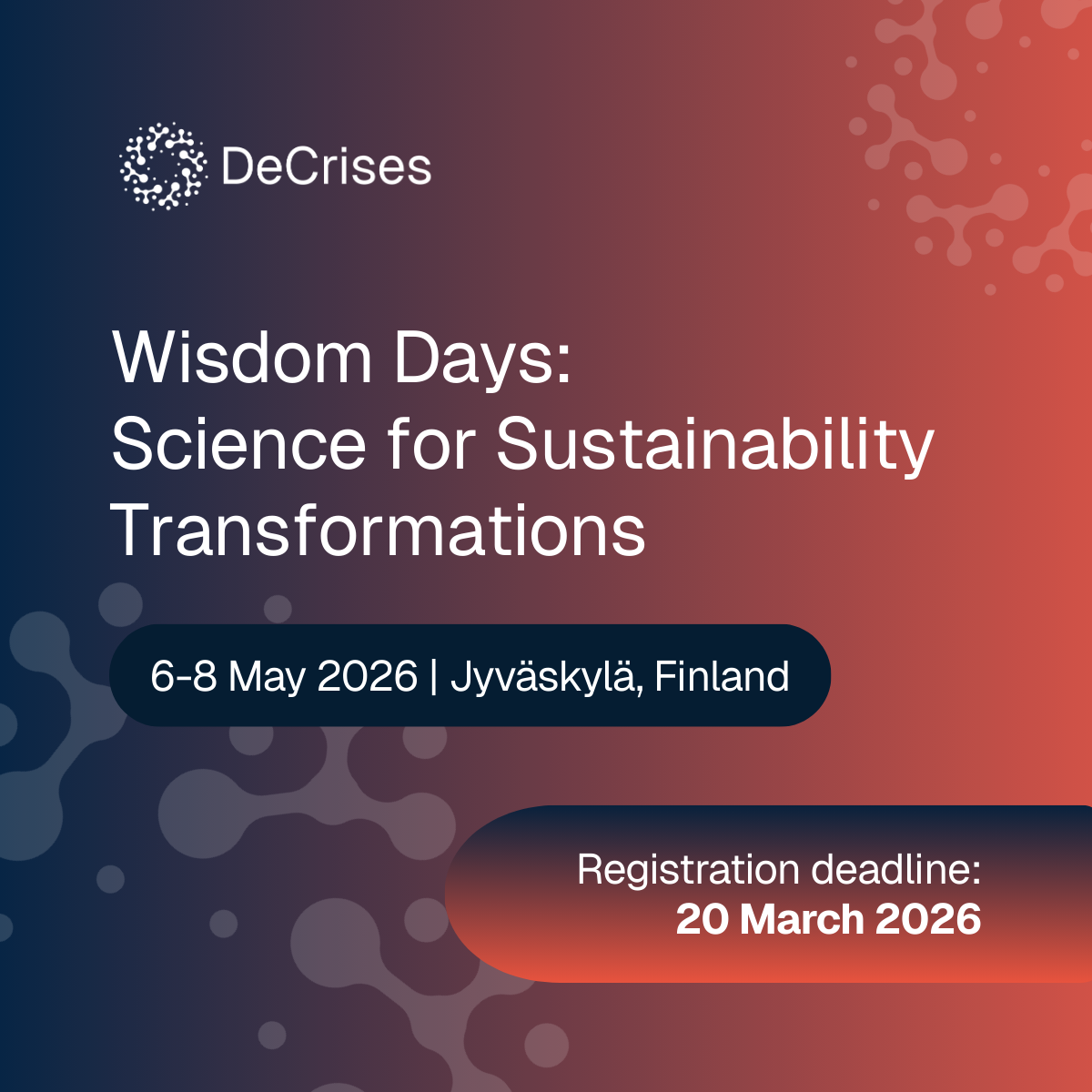 Image for article: The upcoming Wisdom Days conference