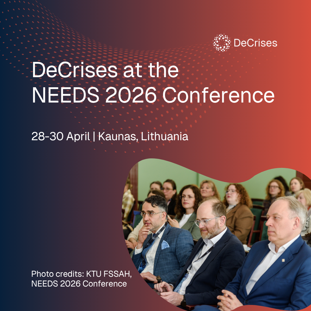 Featured image for: "Societal Resilience in Times of Cascading Crises and Disasters": DeCrises at the NEEDS 2026 Conference